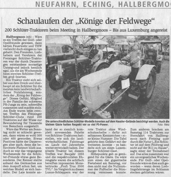 Schlütertreffen Hallbergmoos 19.-20.07.2004
